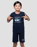 Little M Shark Attack Pakaian Setelan Anak Laki-laki