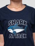 Little M Shark Attack Pakaian Setelan Anak Laki-laki