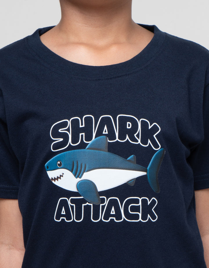 Little M Shark Attack Pakaian Setelan Anak Laki-laki