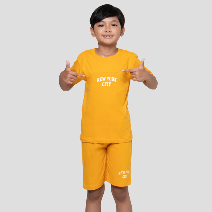 Little M New York Cut Sewn Pakaian Setelan Anak Laki-laki