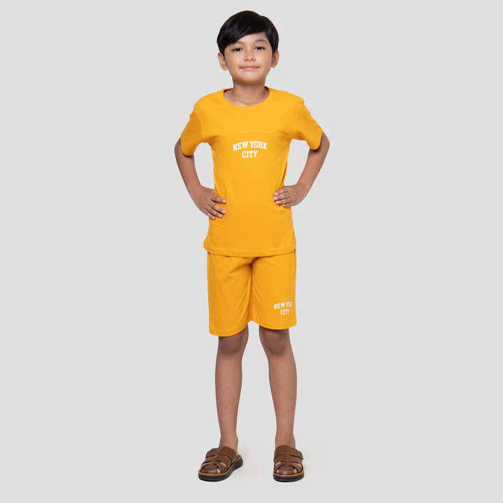 Little M New York Cut Sewn Pakaian Setelan Anak Laki-laki