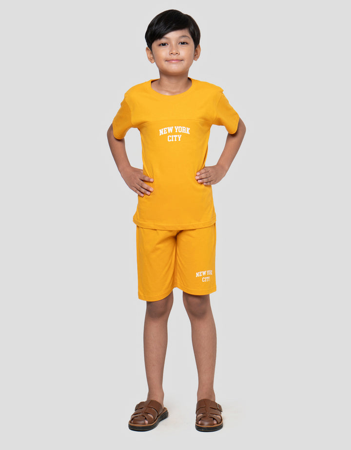 Little M New York Cut Sewn Pakaian Setelan Anak Laki-laki