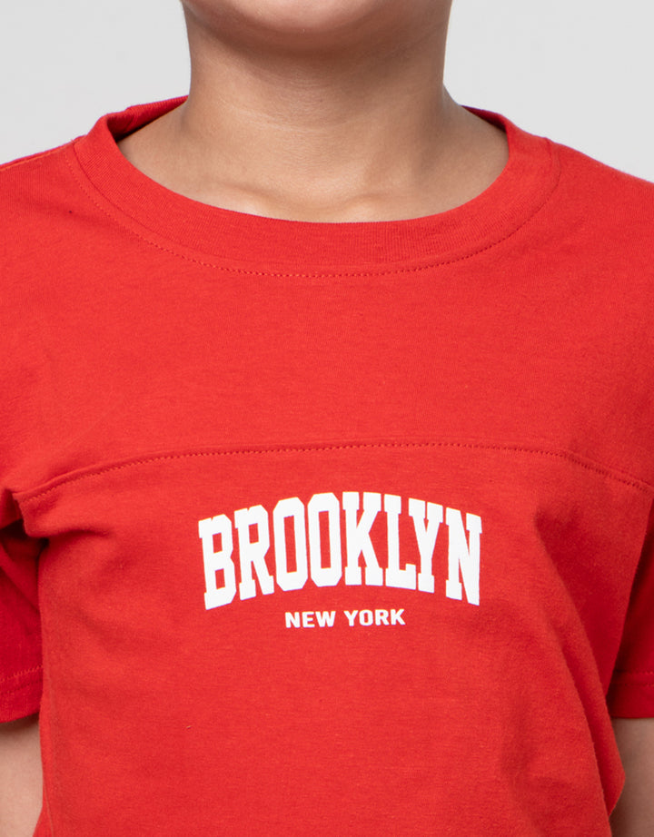 Little M Brooklyn Cut Sewn Pakaian Setelan Anak Laki-laki