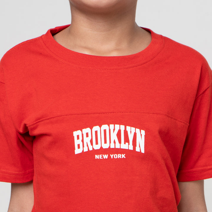 Little M Brooklyn Cut Sewn Pakaian Setelan Anak Laki-laki