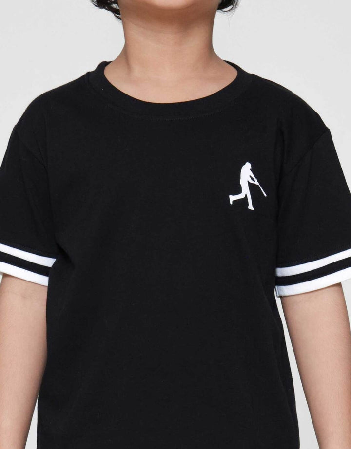 Little M Siluet Baseball Lgn N Cln Stripe Pakaian Setelan Anak Laki-laki