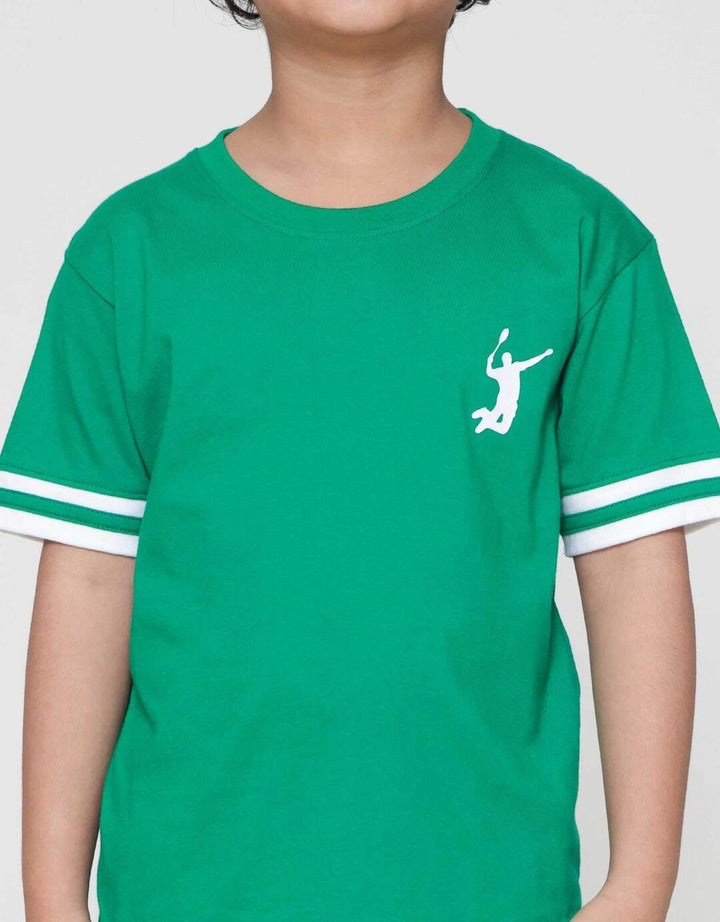 Little M Siluet Badminton Pakaian Setelan Anak Laki-laki