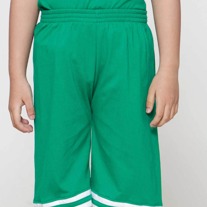 Little M Siluet Badminton Pakaian Setelan Anak Laki-laki