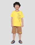 Little M Brave Lion Outline Pakaian Setelan Anak Laki-laki