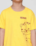 Little M Brave Lion Outline Pakaian Setelan Anak Laki-laki