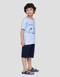 Little M Great Shark Outline Pakaian Setelan Anak Laki-laki