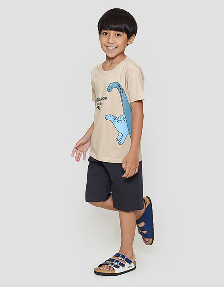 Little M Dino Roar With Me Pakaian Setelan Anak Laki-laki