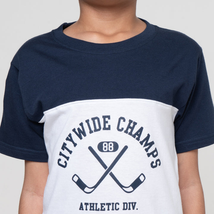 Little M Hokey Champs Athletic Div Pakaian Setelan Anak Laki-laki