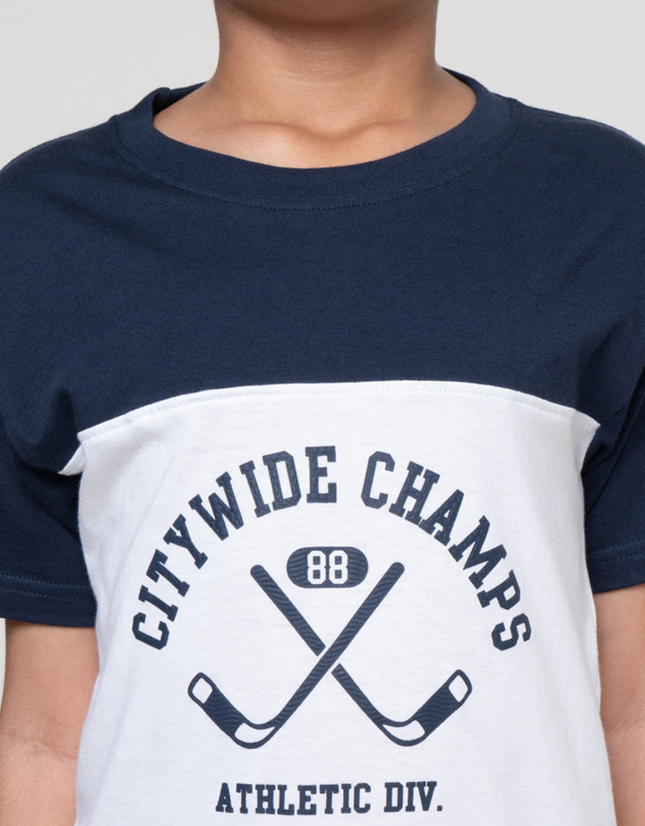 Little M Hokey Champs Athletic Div Pakaian Setelan Anak Laki-laki