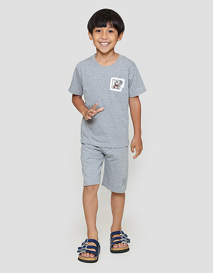 Little M Bear Chill Out Apk Dada Pakaian Setelan Anak Laki-laki