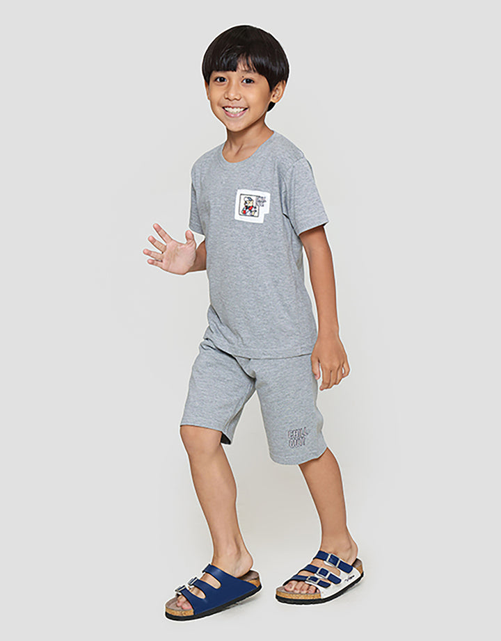 Little M Bear Chill Out Apk Dada Pakaian Setelan Anak Laki-laki