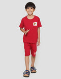 Little M Lion Tiger Cool Vibes Apk Dada Pakaian Setelan Anak Laki-laki