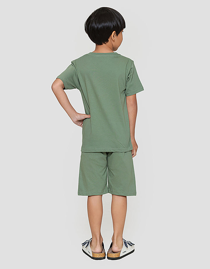 Little M Car New York Apk Dada Pakaian Setelan Anak Laki-laki