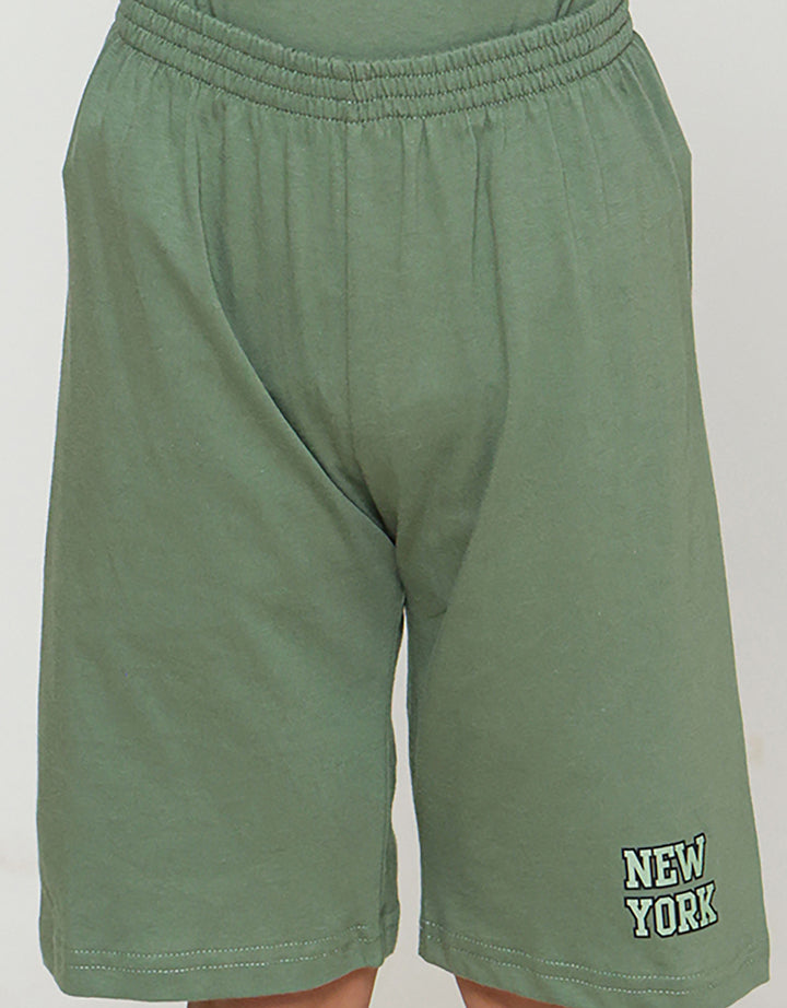 Little M Car New York Apk Dada Pakaian Setelan Anak Laki-laki