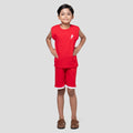 Little M Singlet Siluet Soccer Pakaian Setelan Anak Laki-laki