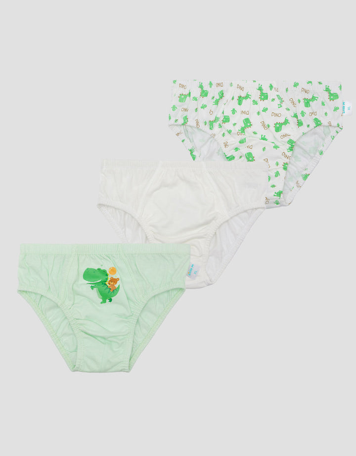 Little M Pack Of 3 Boys Dino Celana Dalam Anak Laki-laki