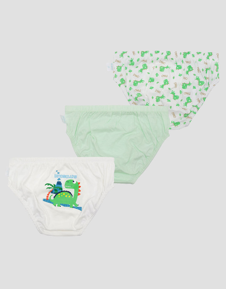 Little M Pack Of 3 Boys Dino Celana Dalam Anak Laki-laki