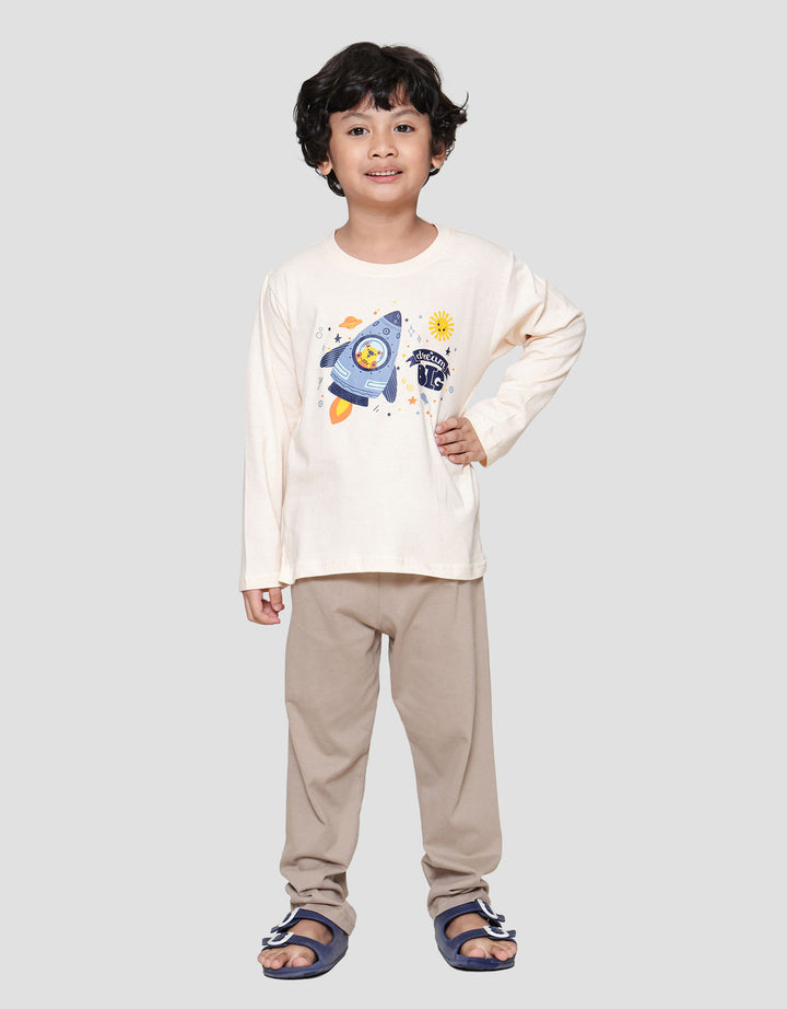 Little M Bear Rocket Piyama Set Anak Laki-laki