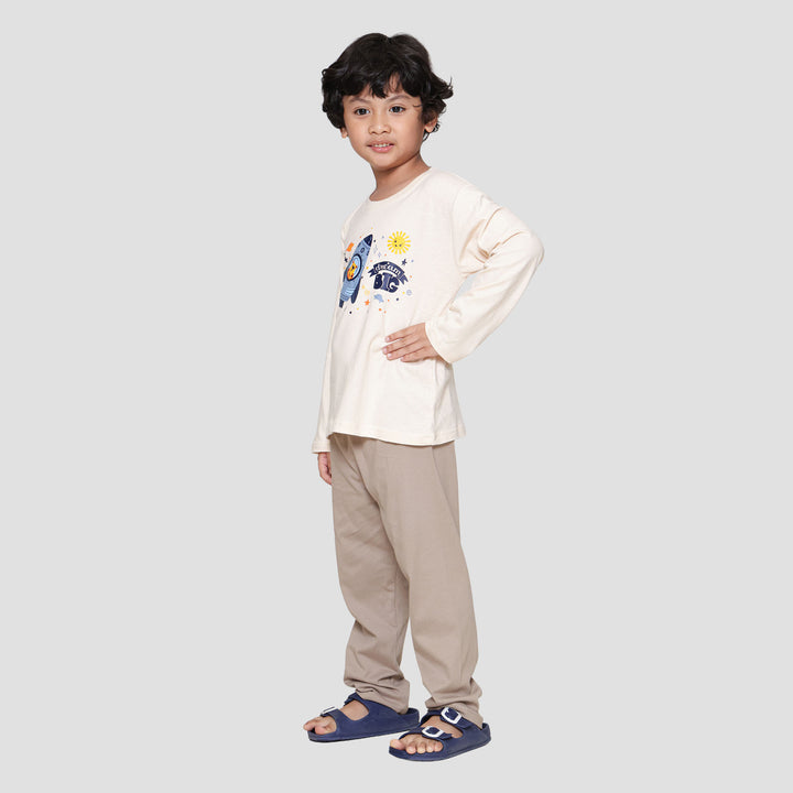 Little M Bear Rocket Piyama Set Anak Laki-laki