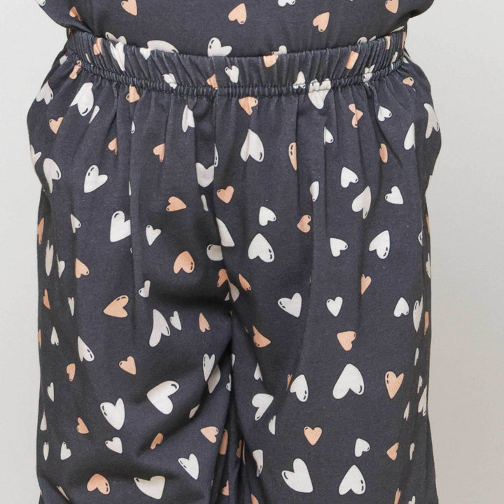 Little M Fullprint Love Setelan Baju Tidur Anak Perempuan