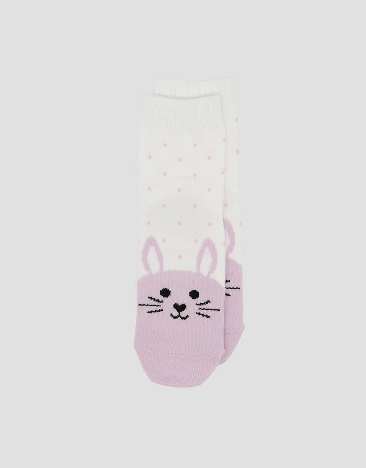 Little M Polkadot Rabbit Kaus Kaki Bayi