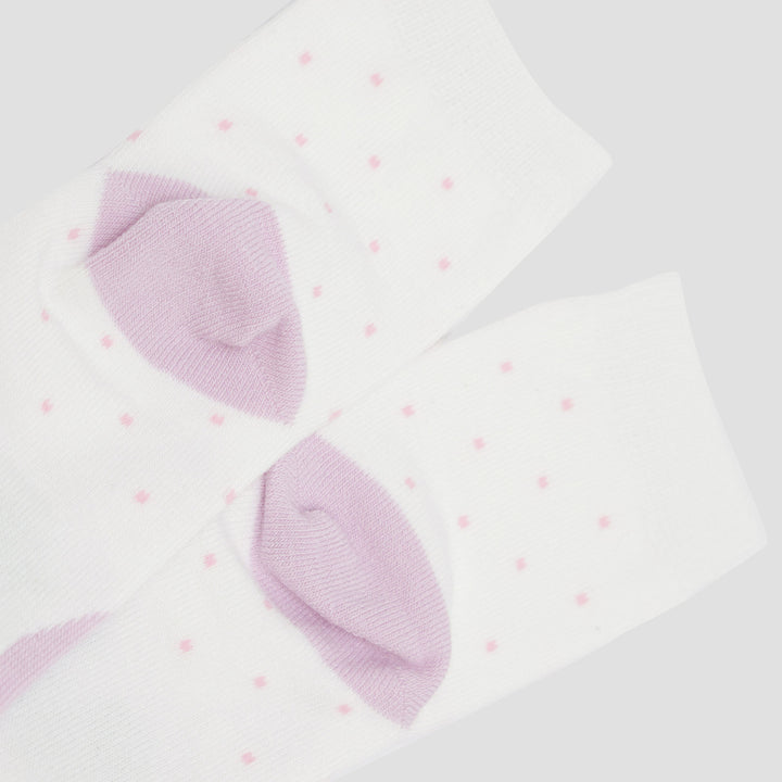 Little M Polkadot Rabbit Kaus Kaki Bayi