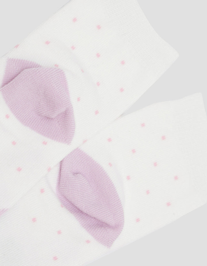 Little M Polkadot Rabbit Kaus Kaki Bayi