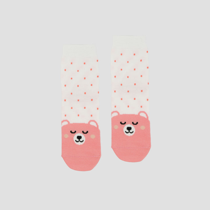 Little M Polkadot Bear Kaus Kaki Bayi