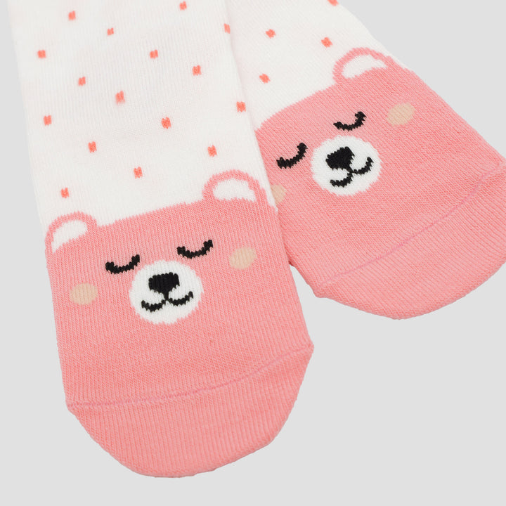 Little M Polkadot Bear Kaus Kaki Bayi