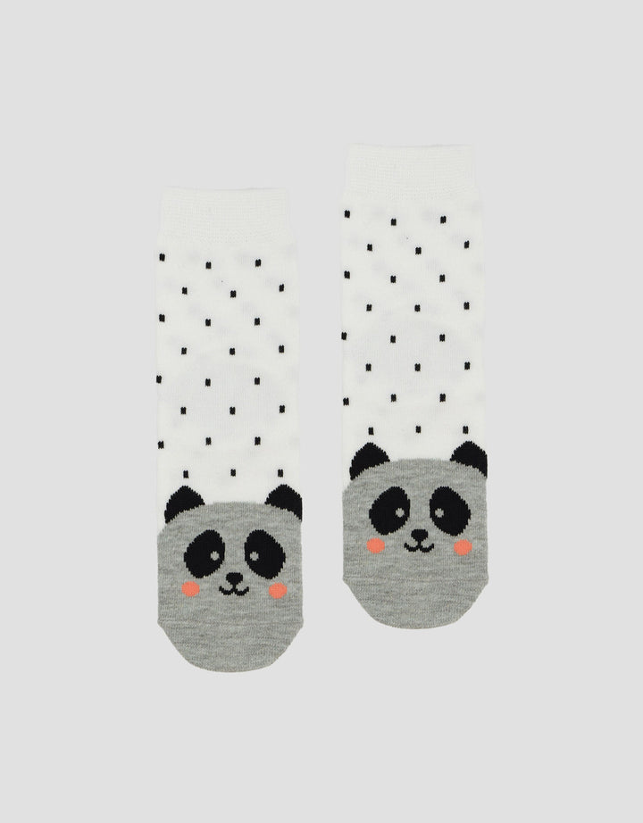 Little M Polkadot Panda Kaus Kaki Bayi
