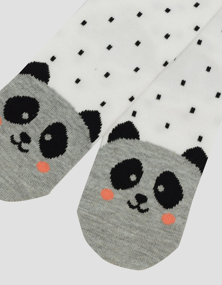 Little M Polkadot Panda Kaus Kaki Bayi