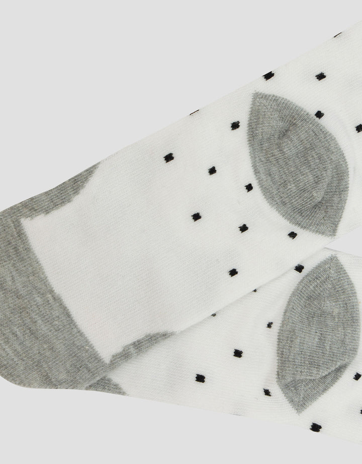 Little M Polkadot Panda Kaus Kaki Bayi