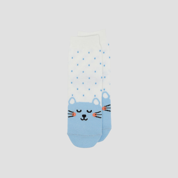 Little M Polkadot Cat Kaus Kaki Bayi