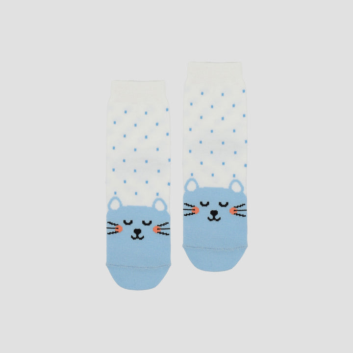 Little M Polkadot Cat Kaus Kaki Bayi