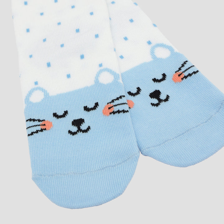 Little M Polkadot Cat Kaus Kaki Bayi