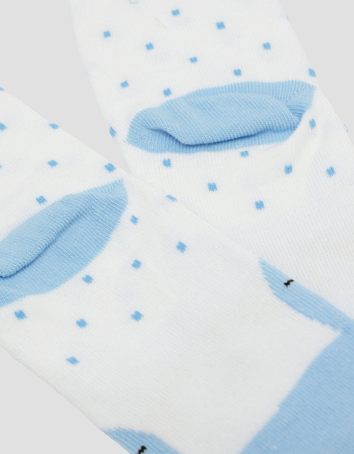 Little M Polkadot Cat Kaus Kaki Bayi