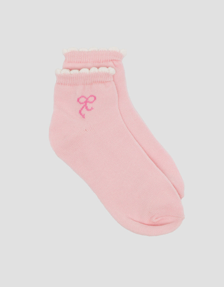 Little M Bordir Pita Ankle Kaus Kaki Bayi