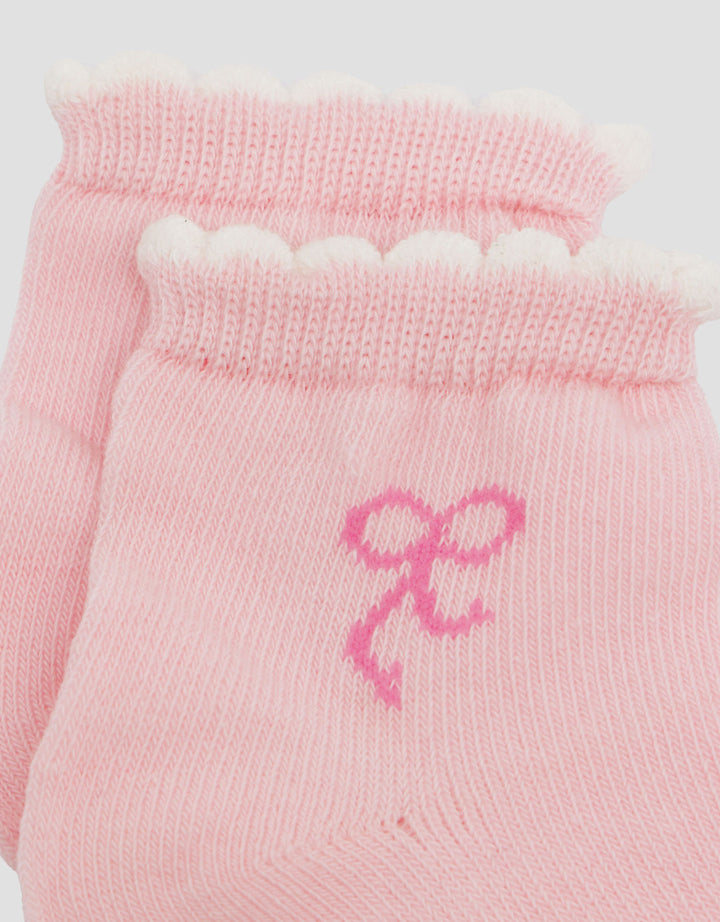 Little M Bordir Pita Ankle Kaus Kaki Bayi