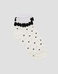 Little M Print Polkadot Ankle Kaus Kaki Bayi