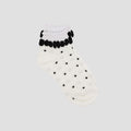 Little M Print Polkadot Ankle Kaus Kaki Bayi