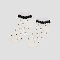 Little M Print Polkadot Ankle Kaus Kaki Bayi