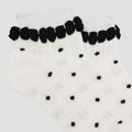 Little M Print Polkadot Ankle Kaus Kaki Bayi