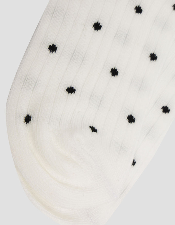 Little M Print Polkadot Ankle Kaus Kaki Bayi