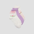 Little M Pack Of 3 Flower Kaus Kaki Bayi