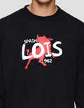 Lois Print Spain Kaos Lengan Panjang Pria