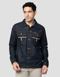 Lois Double Pocket Jaket Denim Pria